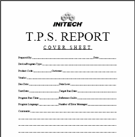 tps report cover letter